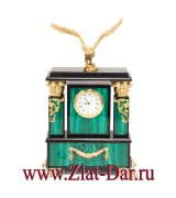Подарочные часы из малахита ОРЁЛ Златоуст Арт:0721414