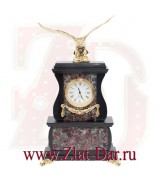 Подарочные часы из эвдиалита ОРЕЛ  Златоуст Арт:0721429
