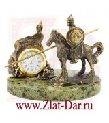 Подарочные часы из бронзы У ТРЕХ ДОРОГ  Златоуст Арт:0721777