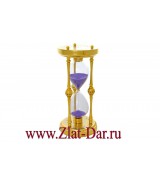 Большие песочные часы с позолотой КАПЛЯ Арт:011149