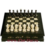 Подарочные шахматы ларец янтарные 05354 ПРЕСТИЖНЫЕ